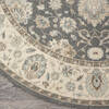 Nourison Living Treasures Grey Round 510 X 510 Area Rug 805-141581 Thumb 1
