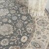 Nourison Living Treasures Grey Round 510 X 510 Area Rug 805-141581 Thumb 4