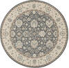 Nourison Living Treasures Grey Round 710 X 710 Area Rug  805-141583 Thumb 0