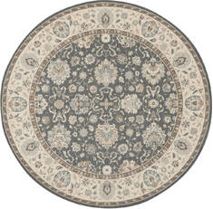 Nourison Living Treasures Grey Round 7'10" X 7'10" Area Rug  805-141583