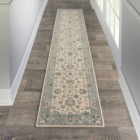 Nourison Living Treasures Beige Runner 26 X 120 Area Rug 805-141584 Image 3