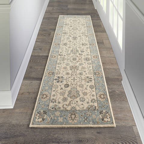 Nourison Living Treasures Beige Runner 26 X 80 Area Rug 805-141586 Image 3