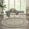 Nourison Living Treasures Beige Round 510 X 510 Area Rug 805-141588 Thumb 3
