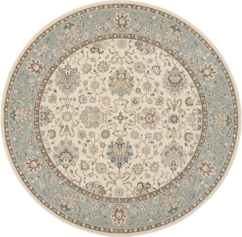 Nourison Living Treasures Beige Round 710 X 710 Area Rug 805-141590 Image 0