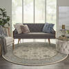 Nourison Living Treasures Beige Round 710 X 710 Area Rug 805-141590 Thumb 3