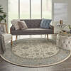 Nourison Living Treasures Beige Round 710 X 710 Area Rug 805-141590 Thumb 5