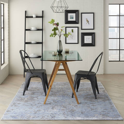 Nourison Lucent Blue 56 X 76 Area Rug 805-141592 Image 3