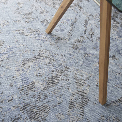 Nourison Lucent Blue 56 X 76 Area Rug 805-141592 Image 4