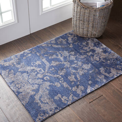 Nourison Lucent Blue 23 X 30 Area Rug 805-141593 Image 4