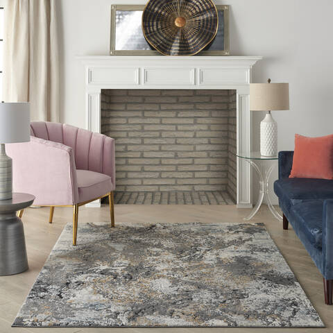 Nourison Ludlow Grey 40 X 60 Area Rug 805-141595 Image 3