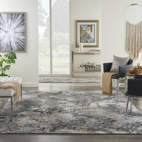 Nourison Ludlow Grey 710 X 910 Area Rug 805-141597 Image 3