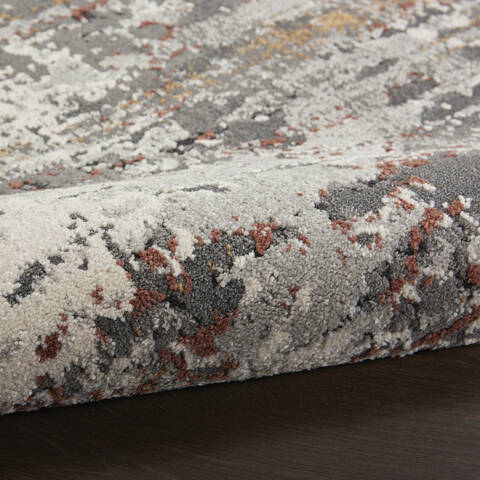 Nourison Ludlow Grey 90 X 120 Area Rug 805-141603 Image 2