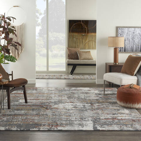 Nourison Ludlow Grey 90 X 120 Area Rug 805-141603 Image 3