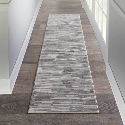 Nourison MA90 Uptown Grey Runner 22 X 76 Area Rug 805-141624 Image 3