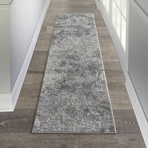 Nourison MA90 Uptown Grey Runner 22 X 76 Area Rug 805-141634 Image 3