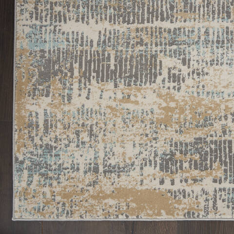 Nourison MA90 Uptown Beige Runner 22 X 76 Area Rug 805-141644 Image 1