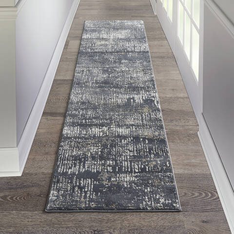 Nourison MA90 Uptown Grey Runner 22 X 76 Area Rug 805-141649 Image 3
