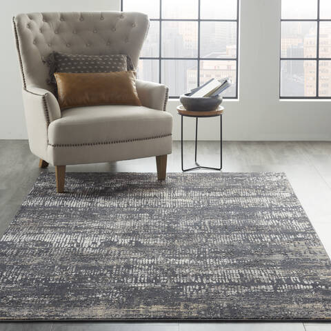 Nourison MA90 Uptown Grey 40 X 60 Area Rug 805-141650 Image 3