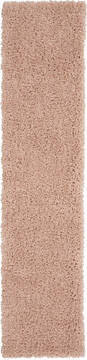 Nourison Malibu Shag Purple Runner 10 to 12 ft Polypropylene Carpet 141660