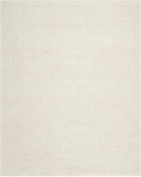 Nourison Malibu Shag Beige Rectangle 7x10 ft Polypropylene Carpet 141673