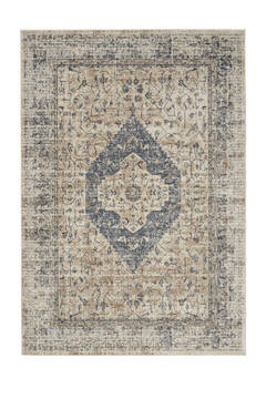 Nourison Malta Beige Rectangle 5x8 ft Polypropylene Carpet 141680