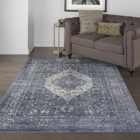 Nourison Malta Blue 53 X 77 Area Rug 805-141683 Image 3