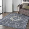Nourison Malta Blue 53 X 77 Area Rug 805-141683 Thumb 5