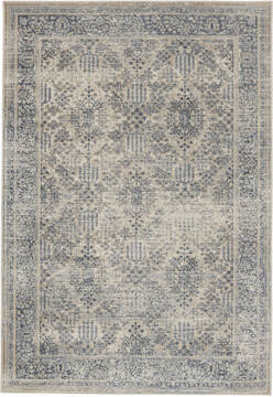 Nourison Malta Beige Rectangle 4x6 ft Polypropylene Carpet 141685