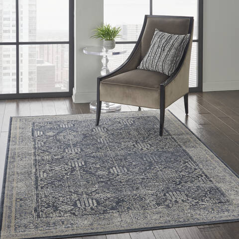 Nourison Malta Blue 53 X 77 Area Rug 805-141689 Image 5