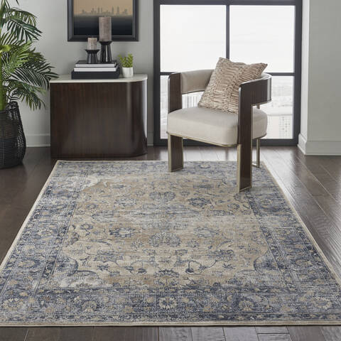 Nourison Malta Blue 53 X 77 Area Rug 805-141692 Image 3