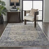 Nourison Malta Blue 53 X 77 Area Rug  805-141692 Thumb 3