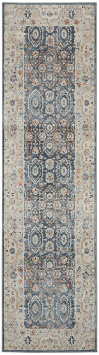 Nourison Malta Blue Runner 22 X 77 Area Rug 805-141693 Image 0