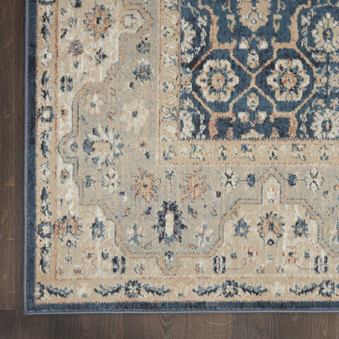 Nourison Malta Blue 53 X 77 Area Rug 805-141695 Image 1