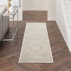 Nourison Malta Beige Runner 22 X 77 Area Rug  805-141698 Thumb 3