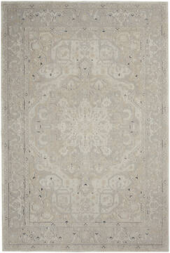Nourison Malta Beige Rectangle 4x6 ft Polypropylene Carpet 141699