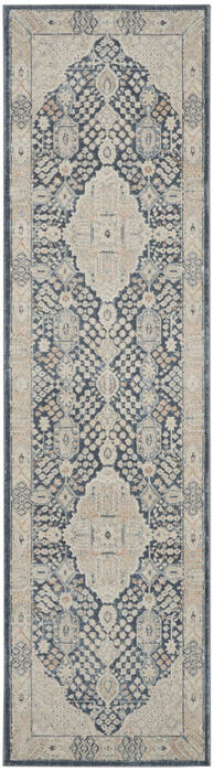 Nourison Malta Blue Runner 22 X 77 Area Rug 805-141708 Image 0