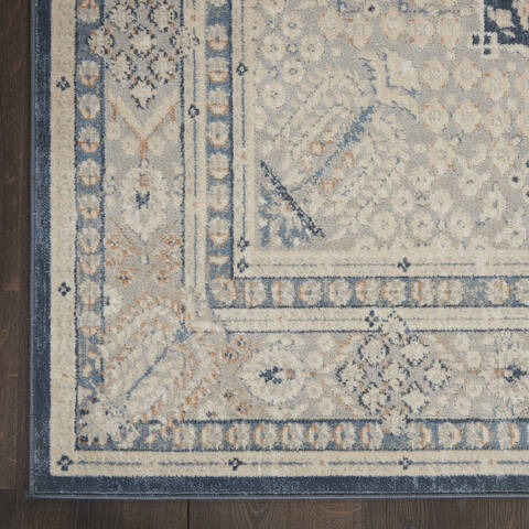 Nourison Malta Blue 311 X 57 Area Rug 805-141709 Image 1