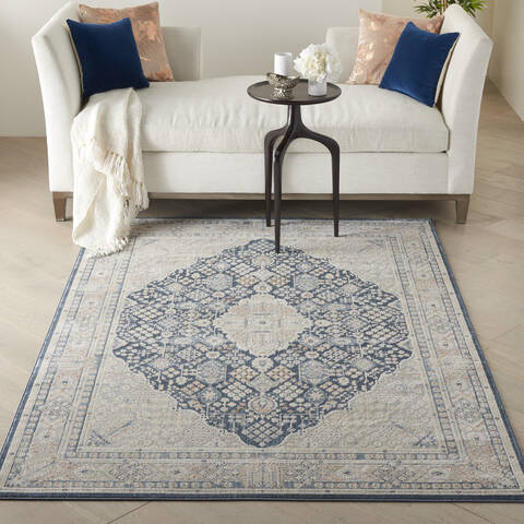 Nourison Malta Blue 311 X 57 Area Rug 805-141709 Image 3
