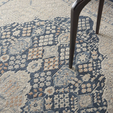 Nourison Malta Blue 311 X 57 Area Rug 805-141709 Image 4