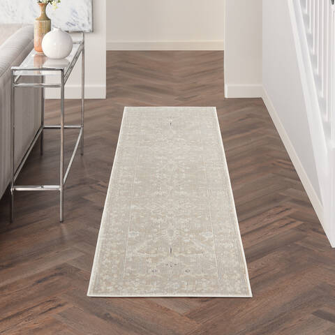 Nourison Malta Beige Runner 22 X 77 Area Rug 805-141713 Image 3
