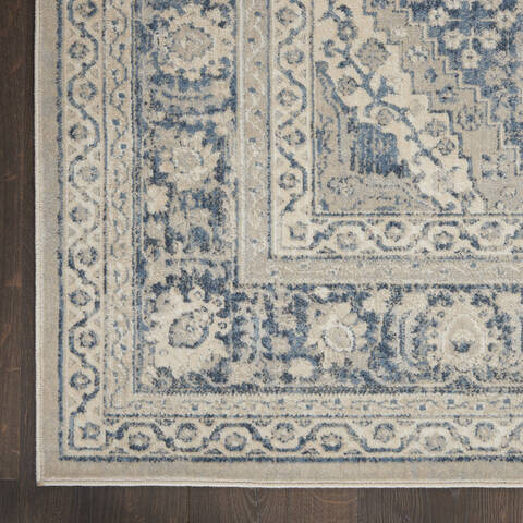 Nourison Malta Blue 311 X 57 Area Rug 805-141723 Image 1