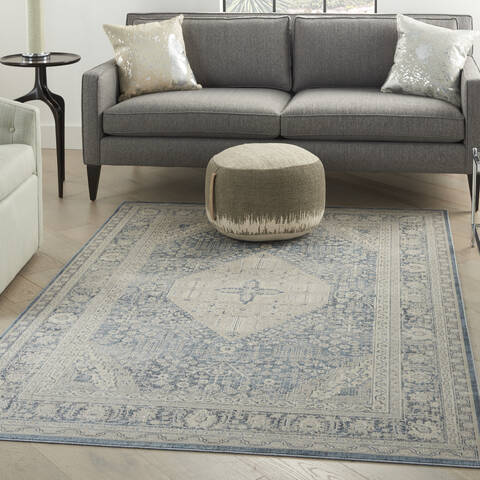 Nourison Malta Blue 311 X 57 Area Rug 805-141723 Image 3