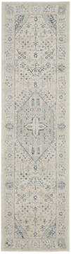 Nourison Malta Beige Runner 6 to 9 ft Polypropylene Carpet 141727