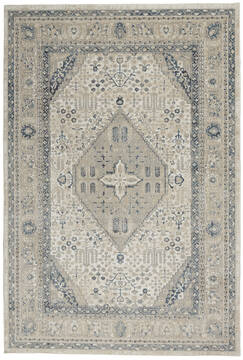 Nourison Malta Beige Rectangle 4x6 ft Polypropylene Carpet 141728
