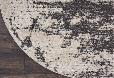 Nourison Maxell Beige Round 53 X 53 Area Rug 805-141732 Image 1