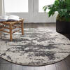 Nourison Maxell Beige Round 53 X 53 Area Rug 805-141732 Thumb 4