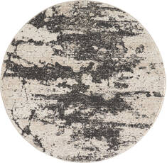 Nourison Maxell Beige Round 5 to 6 ft Polyester Carpet 141732