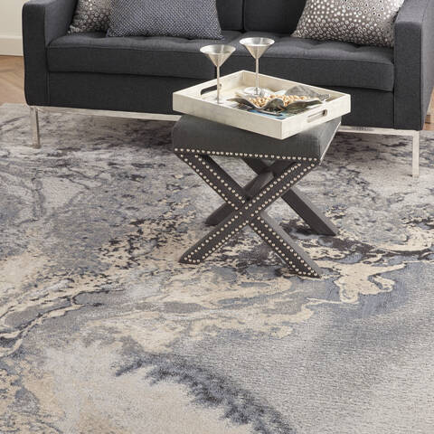 Nourison Maxell Grey 100 X 140 Area Rug 805-141733 Image 4