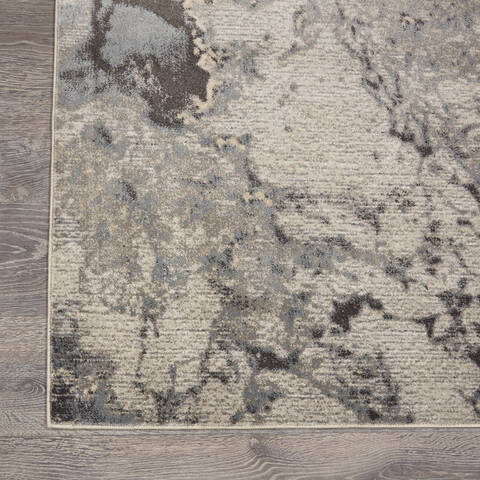 Nourison Maxell Grey Runner 22 X 100 Area Rug 805-141734 Image 1