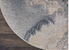 Nourison Maxell Grey Round 53 X 53 Area Rug 805-141738 Thumb 1